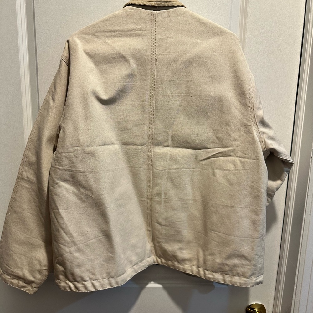 Carhartt Men's Beige Zip-Up Jacket - Picture 2 of 5